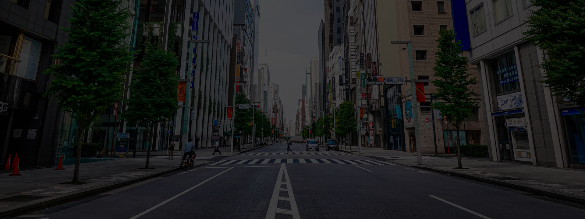 事務所地図ページメインビジュアル 銀座写真